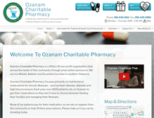 Tablet Screenshot of ozanampharmacy.org